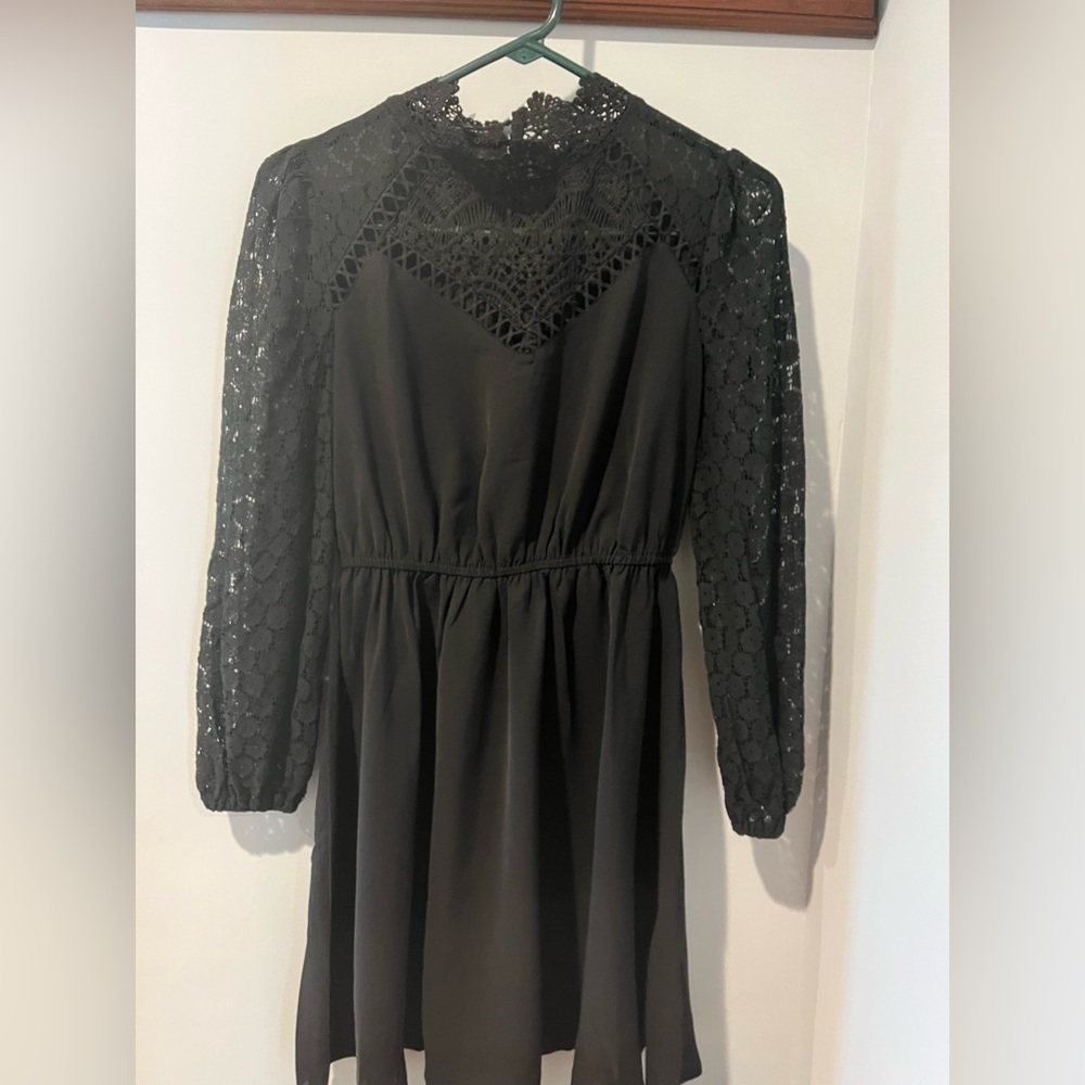 Shein black dress